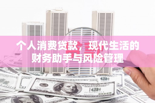 都昌个人消费贷款，现代生活的财务助手与风险管理