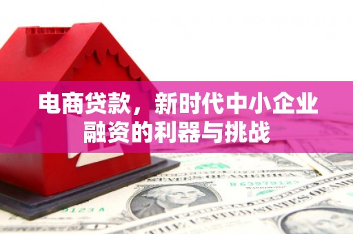 都昌电商贷款，新时代中小企业融资的利器与挑战
