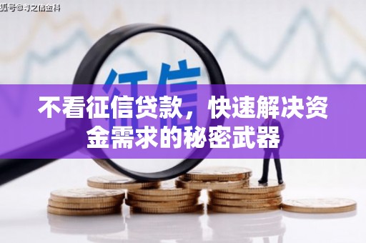 都昌不看征信贷款，快速解决资金需求的秘密武器