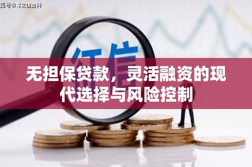 都昌无担保贷款，灵活融资的现代选择与风险控制