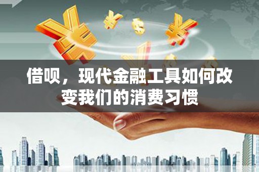 都昌借呗，现代金融工具如何改变我们的消费习惯