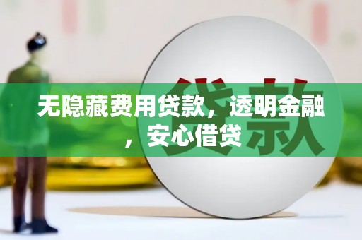 都昌无隐藏费用贷款，透明金融，安心借贷