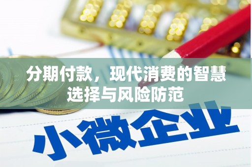 都昌分期付款，现代消费的智慧选择与风险防范