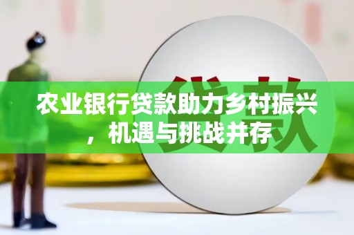 都昌农业银行贷款助力乡村振兴，机遇与挑战并存