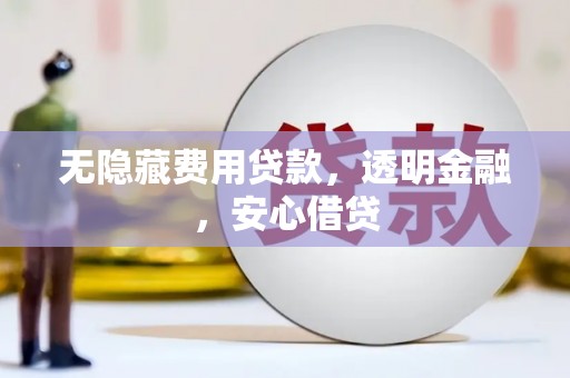 都昌无隐藏费用贷款，透明金融，安心借贷