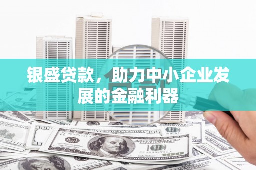都昌银盛贷款，助力中小企业发展的金融利器