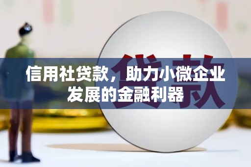 都昌信用社贷款，助力小微企业发展的金融利器